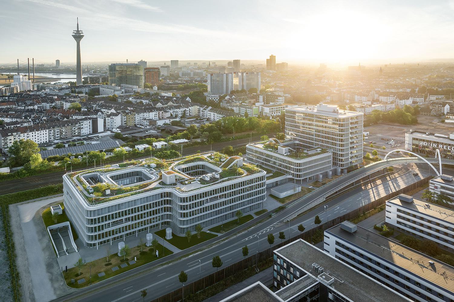 Bürocampus WPP Headquarter Mizal, Schrägluftbild