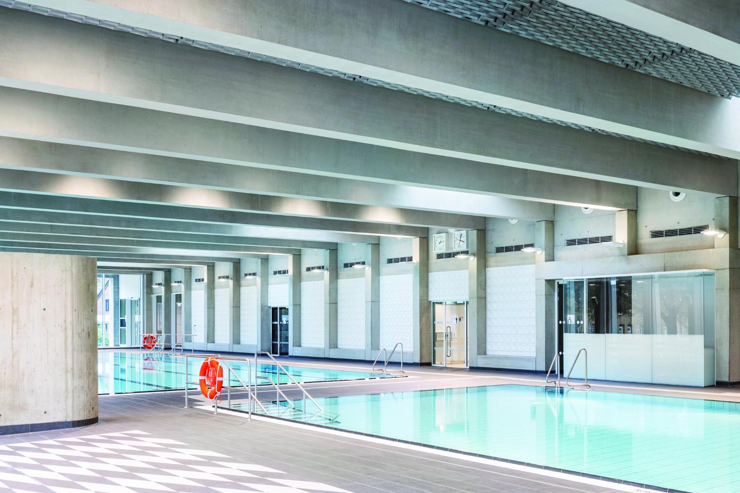 Stadtbad Süd in Münster, Schwimmhalle