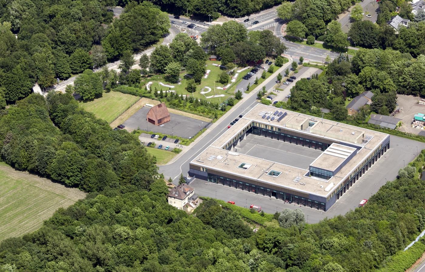 Luftbild Zentrale Feuer- und Rettungswache Gelsenkirchen