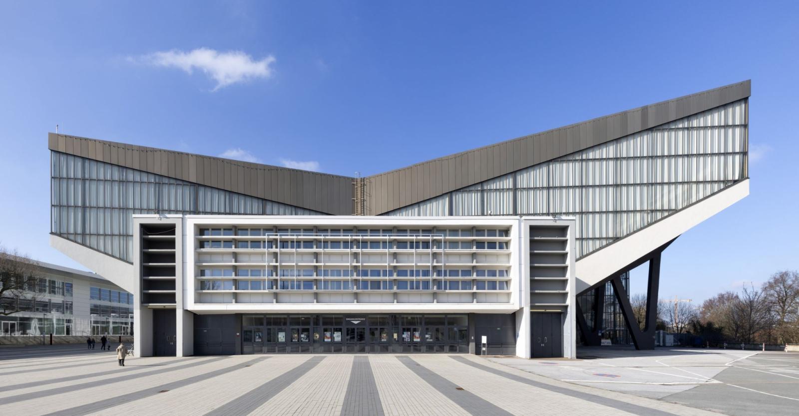 frontale Ansicht der Fassade