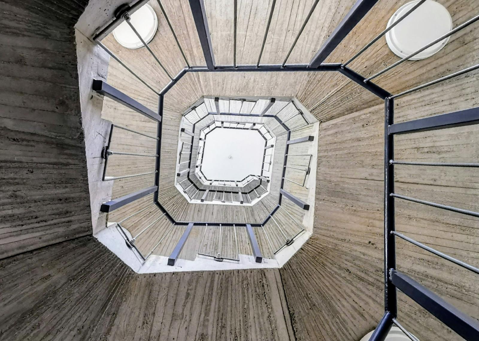 Blick ins Treppenauge