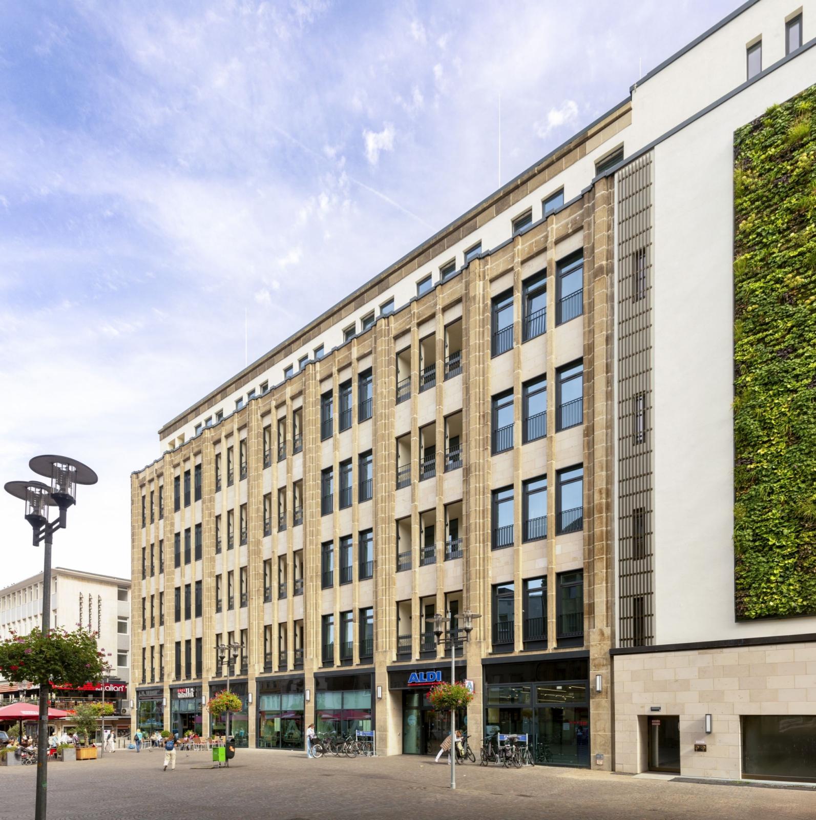 MarktQuartier Recklinghausen, Straßenperspektive 