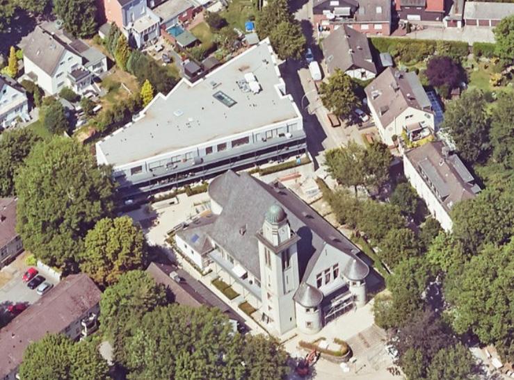 Marienkirche Essen Luftbild