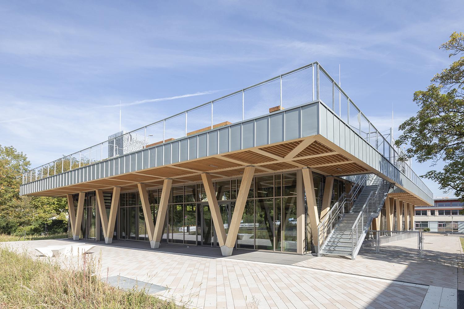 Sport- und Kulturhalle Alfter, Außenperspektive