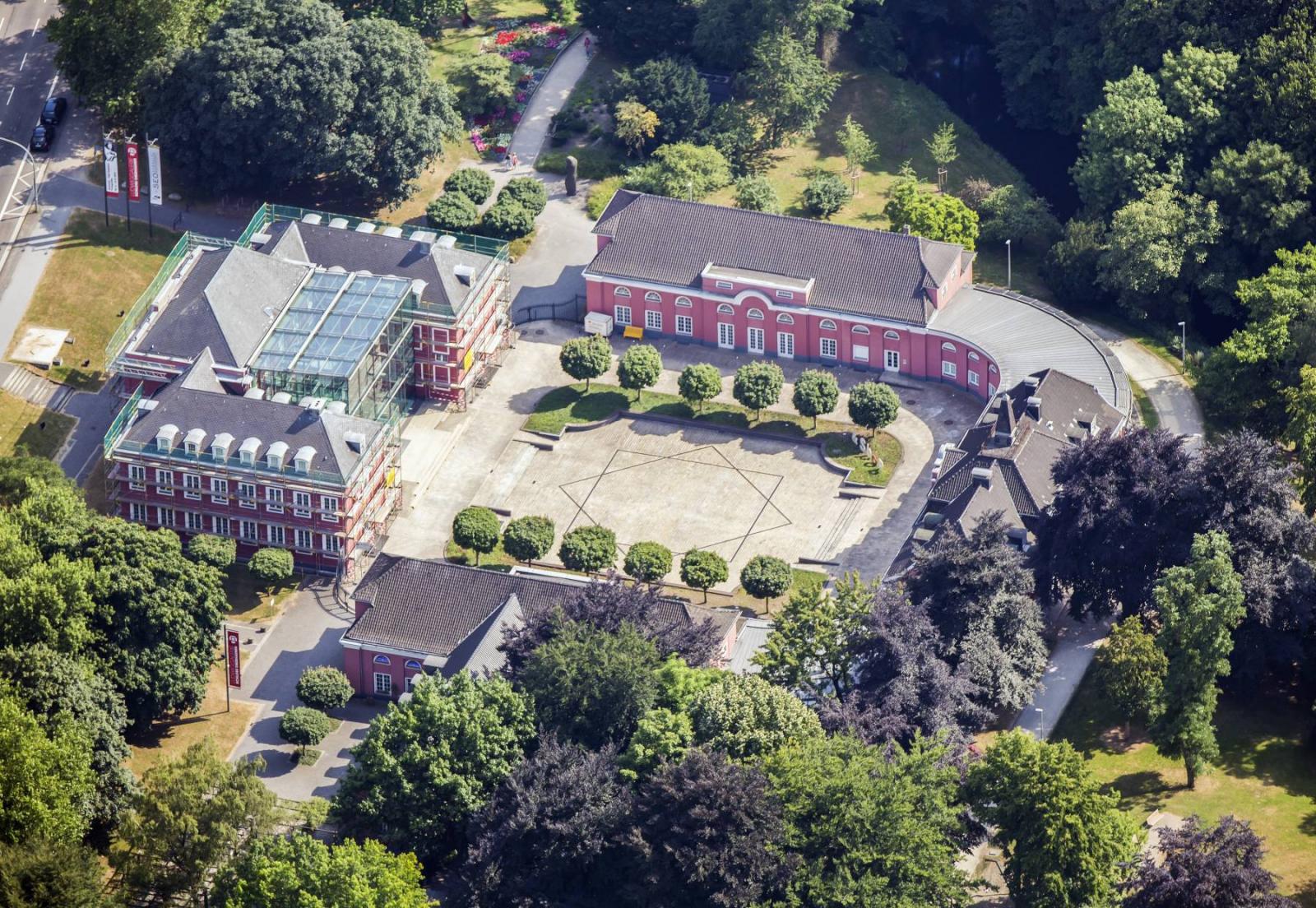 Schlossanlage Oberhausen Luftbild