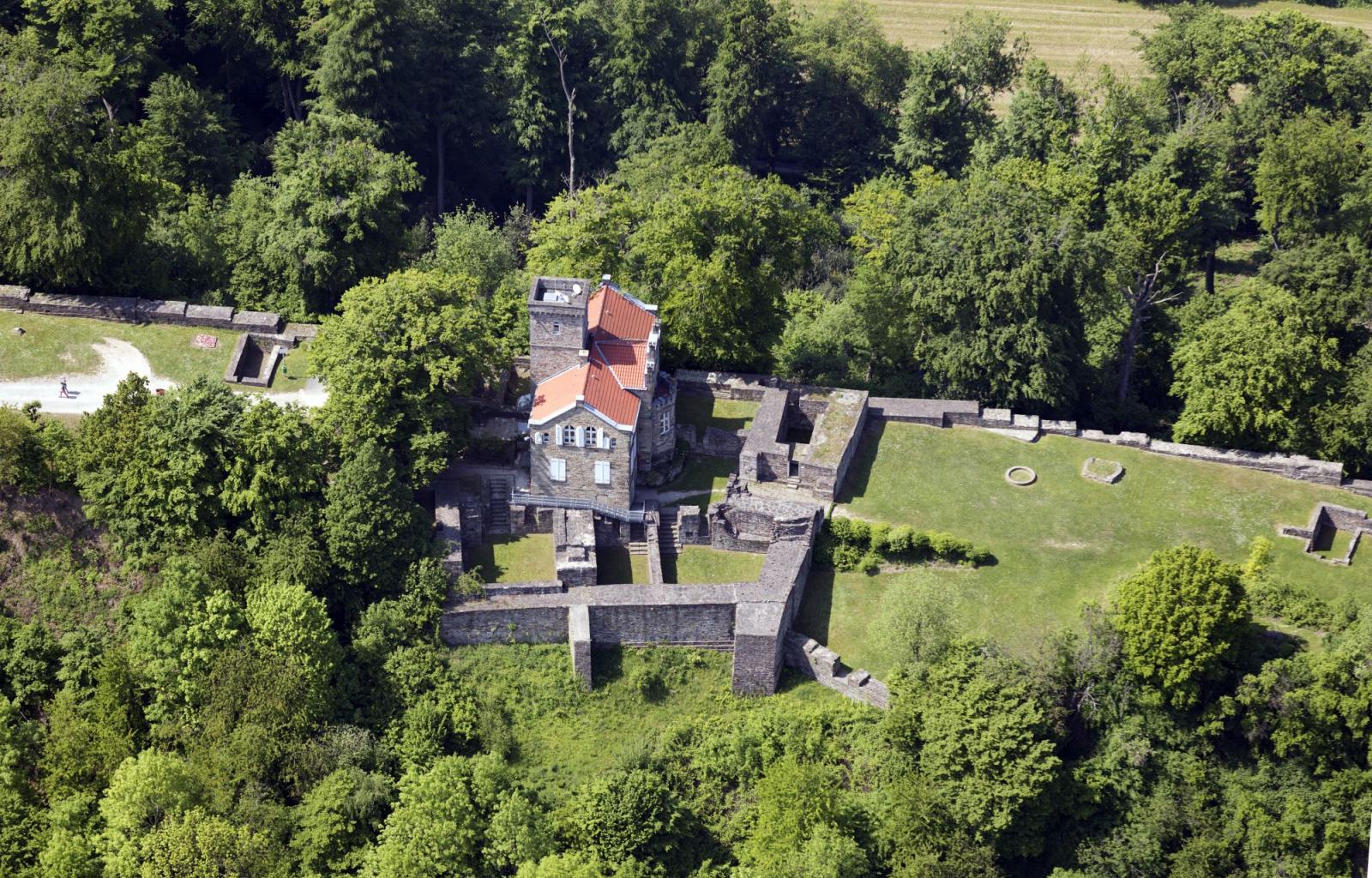 Isenburg Hattingen Luftbild