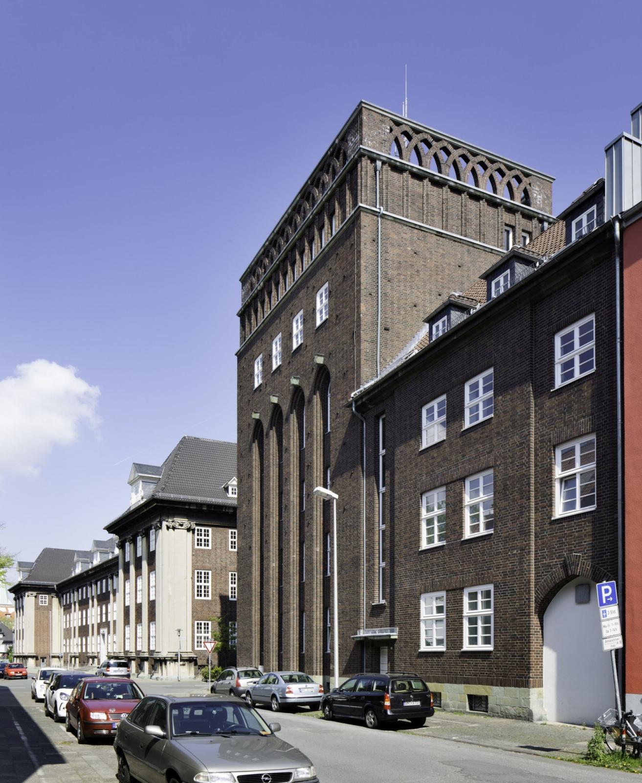 Polizeipräsidium Hamm, Straßenansicht Borbergstraße