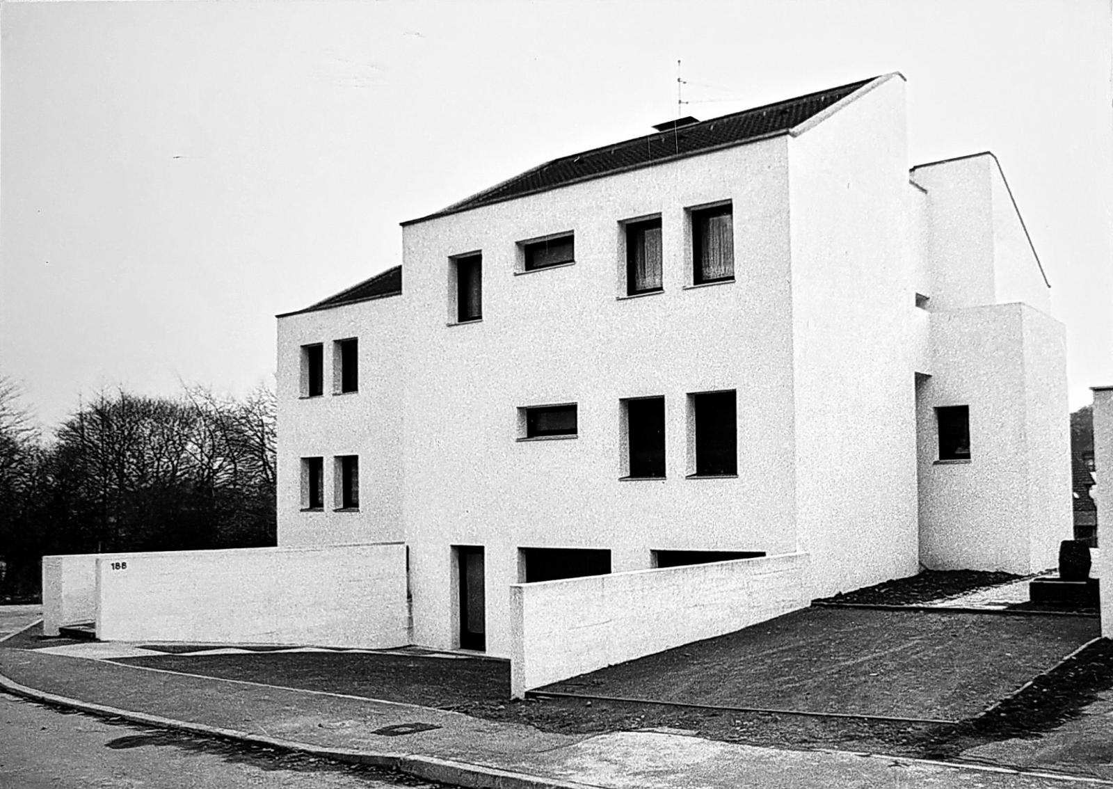 Straßenansicht Wohnhaus Dietzsch (1960er)
