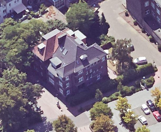 Schrägluftbild von Norden, Haus Nuphaus Bottrop
