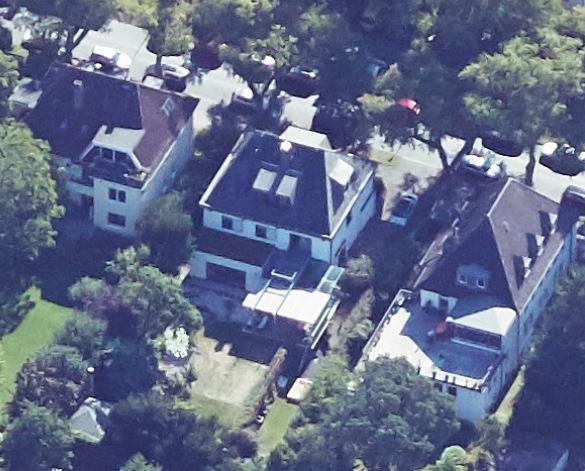 Schägluftbild von Westen, Wohnhauserweiterung Bochum