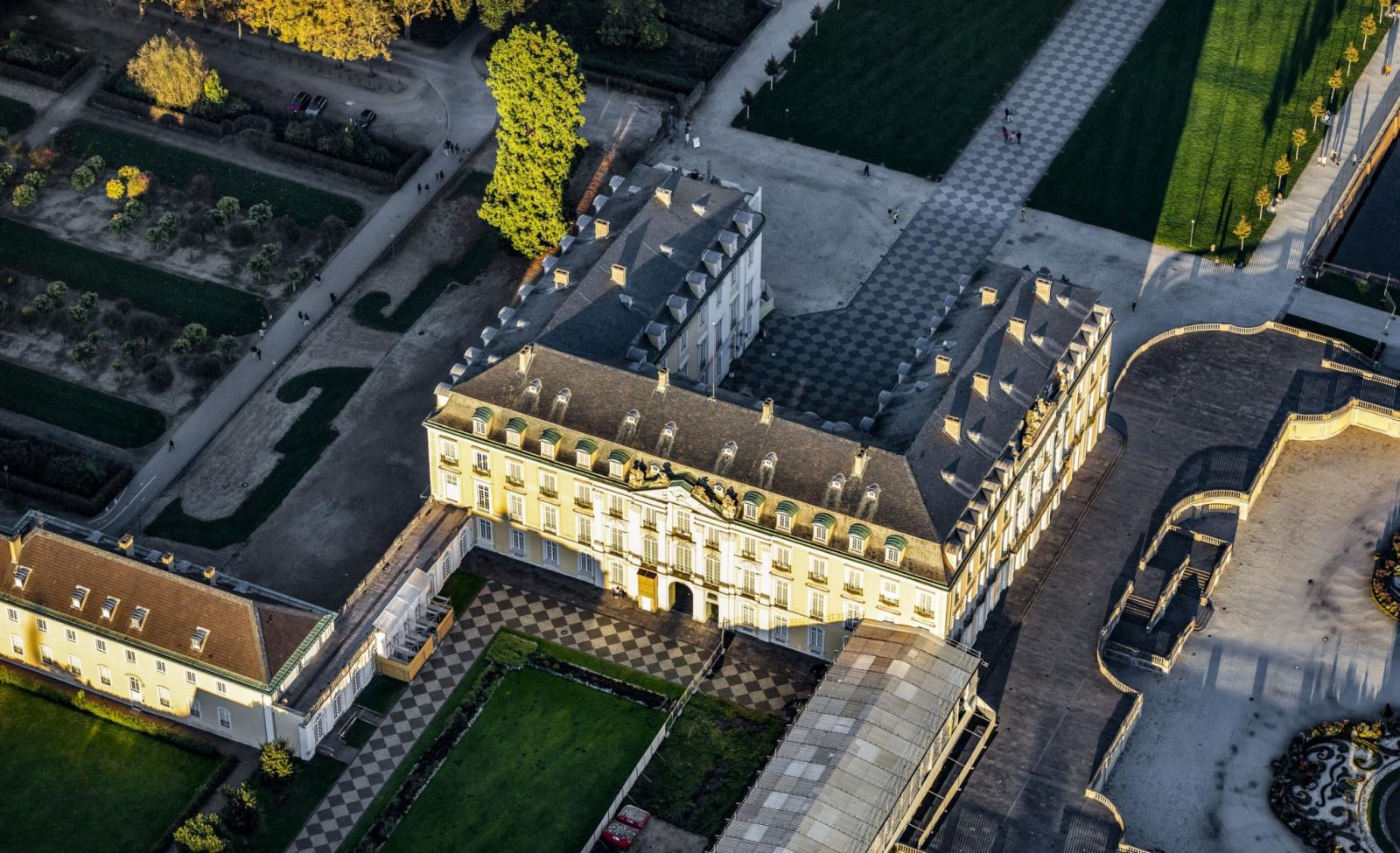 Schloss Augustusburg von oben