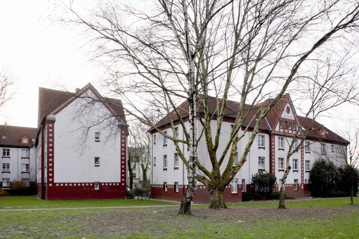 Fassadenrückseiten der Neuen Kolonie Alma 