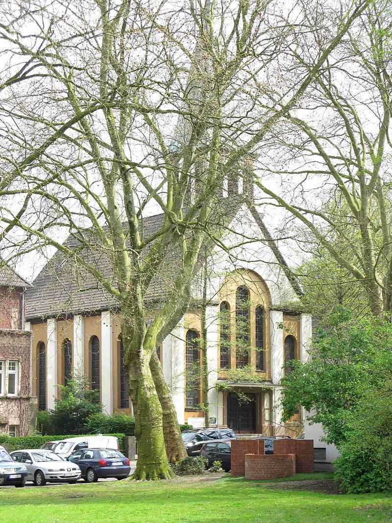 Alt-Lutherische Kirche (heute SELK), erster Kirchbau des Architekten Otto Bartning in Deutschland