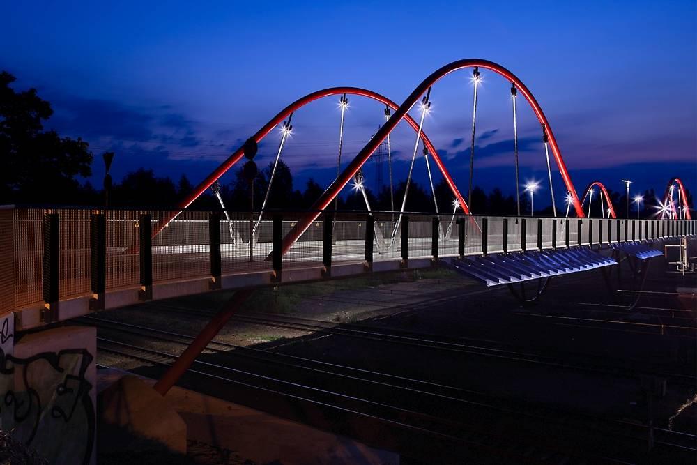 Ripshorster Brücke nachts