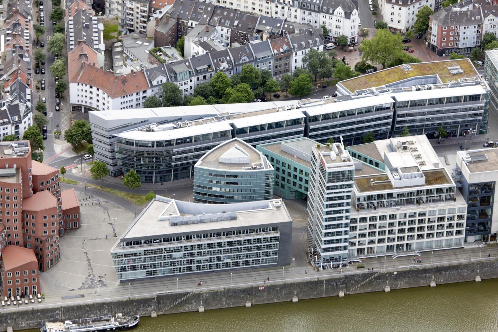 Ausschnitt Medienhafen mit Kai 13