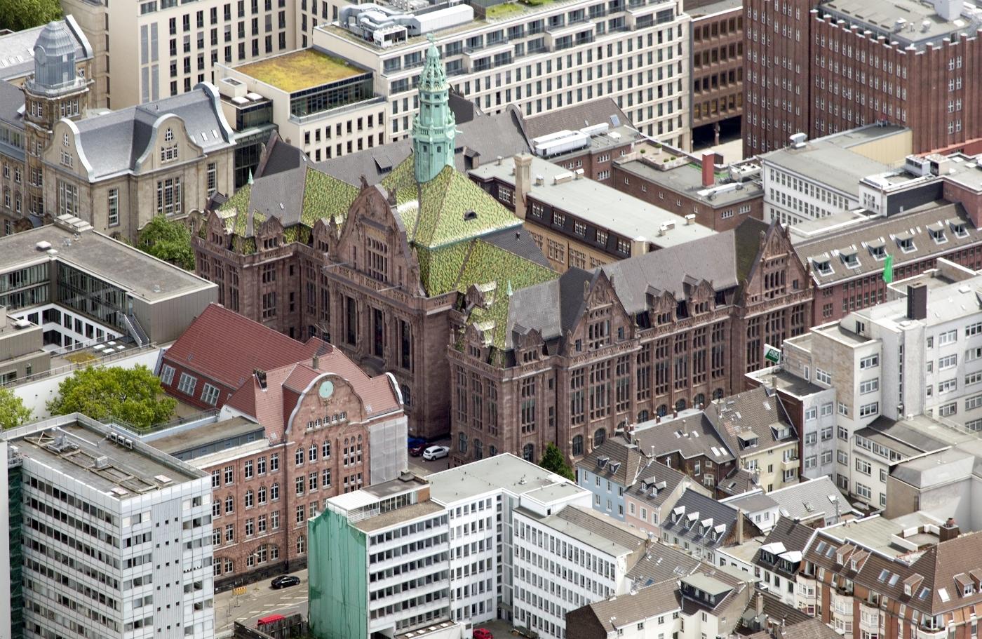 Luftbild Stahlhofgebäude 