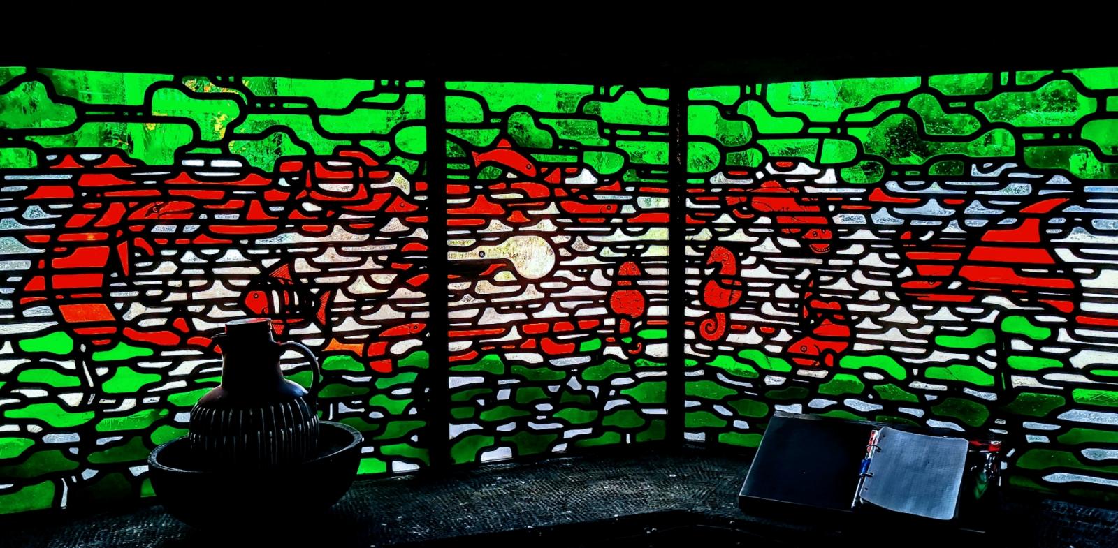 farbiges Kirchenfenster