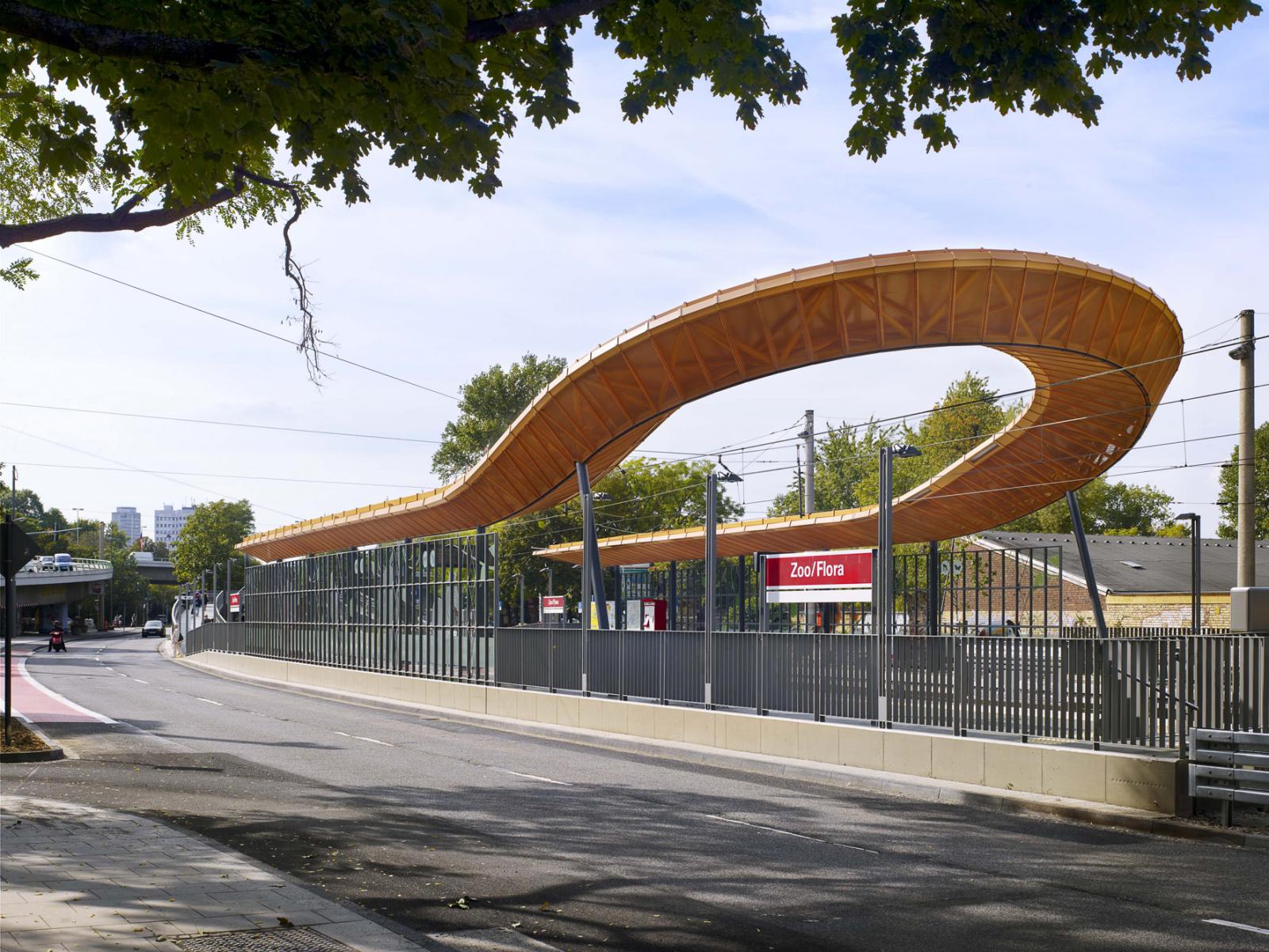 Neue Stadtbahnhaltestelle Zoo/Flora in Köln