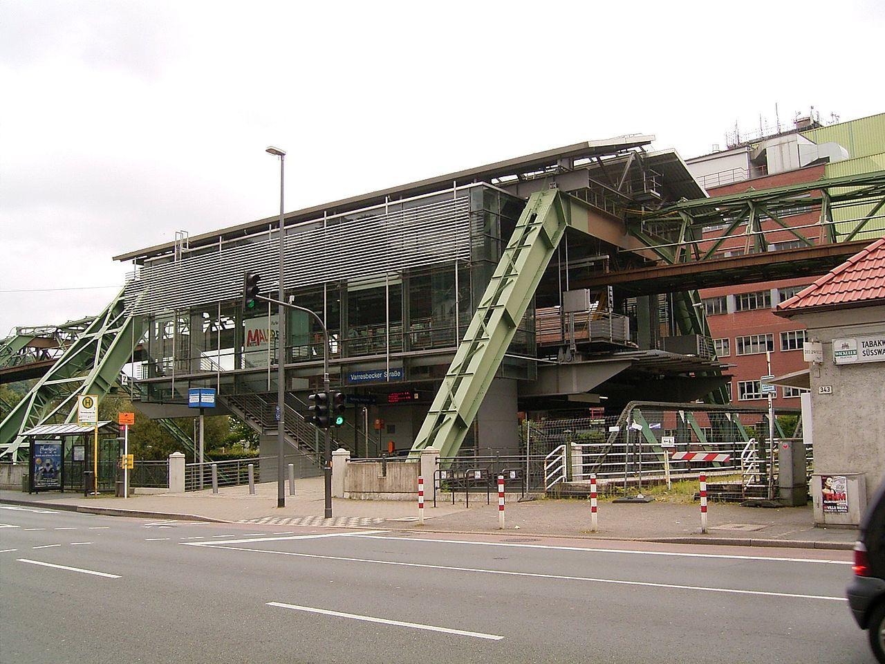 Haltestelle Varresbecker Straße der Schwebebahn Wuppertal