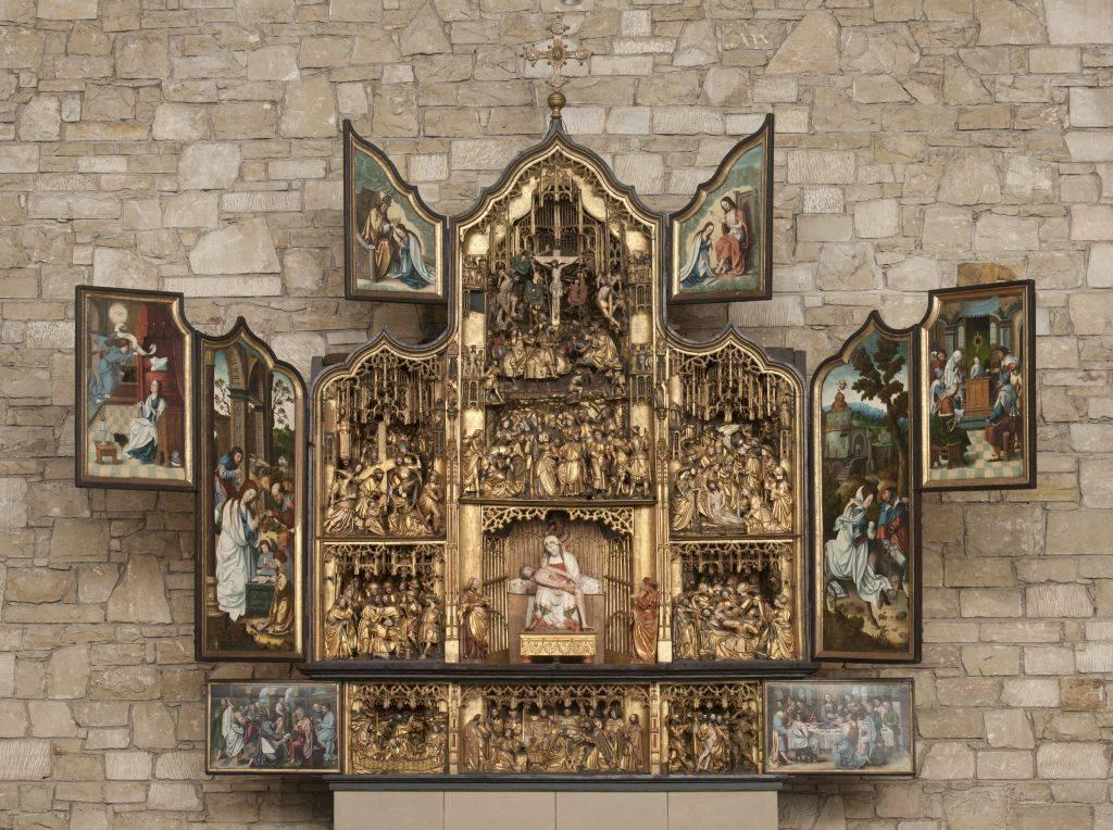 Altar mit Gnadenbild aus Kloster Mariawald