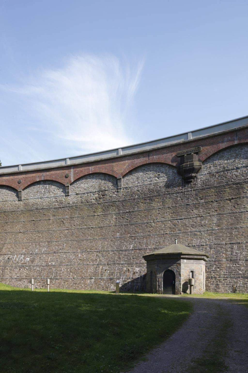 Blick auf das Schieberhaus