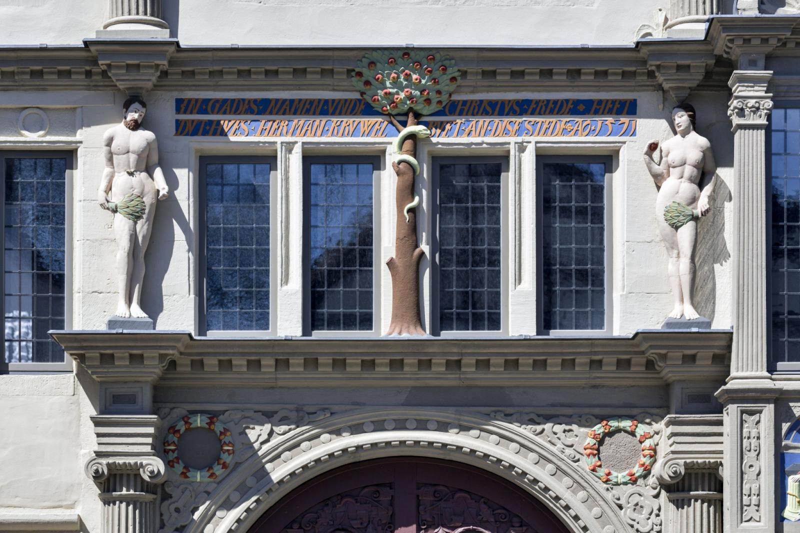 Detailansicht Fassadenornamentik