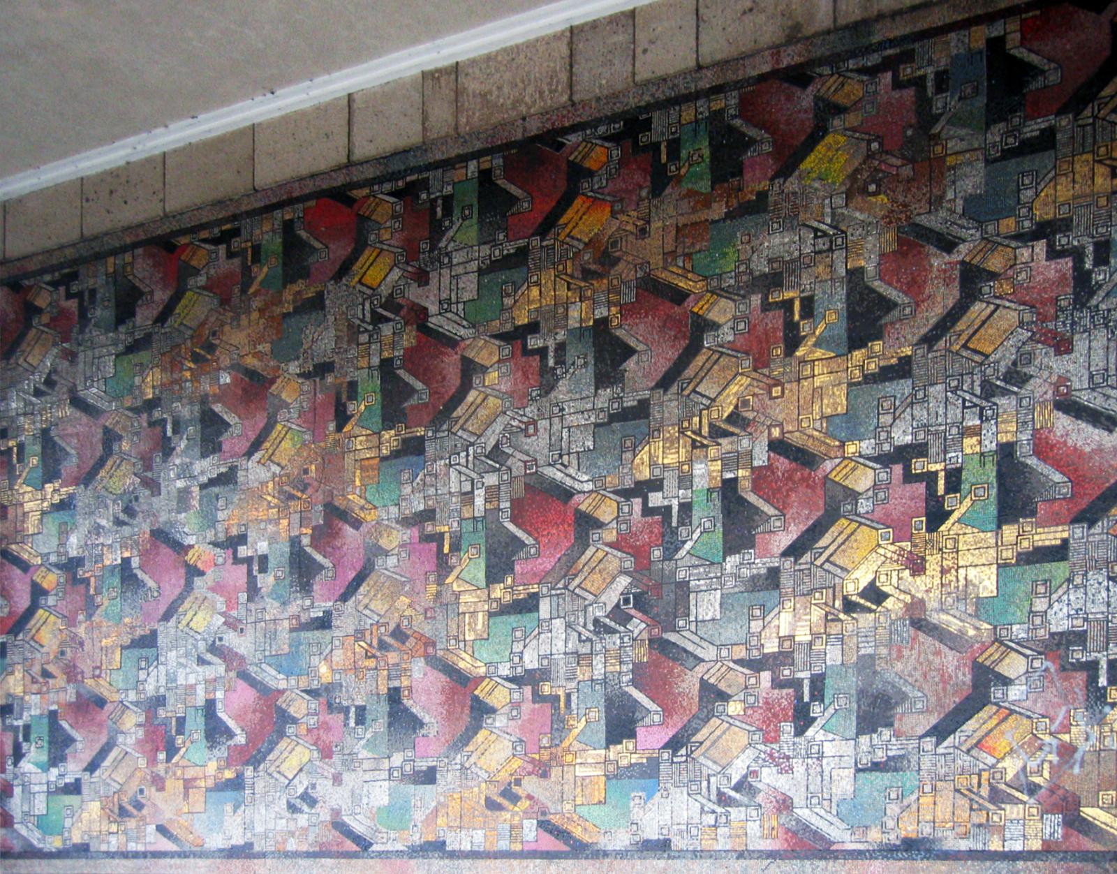 Südliches Wandmosaik "Der Tag"
