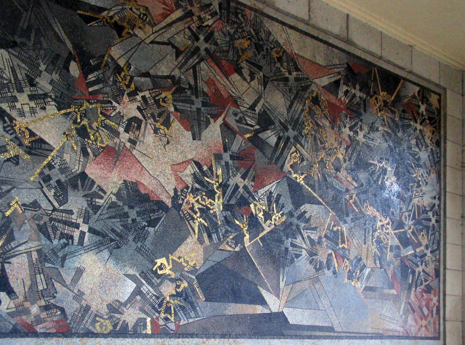 Nördliches Wandmosaik "Die Nacht"