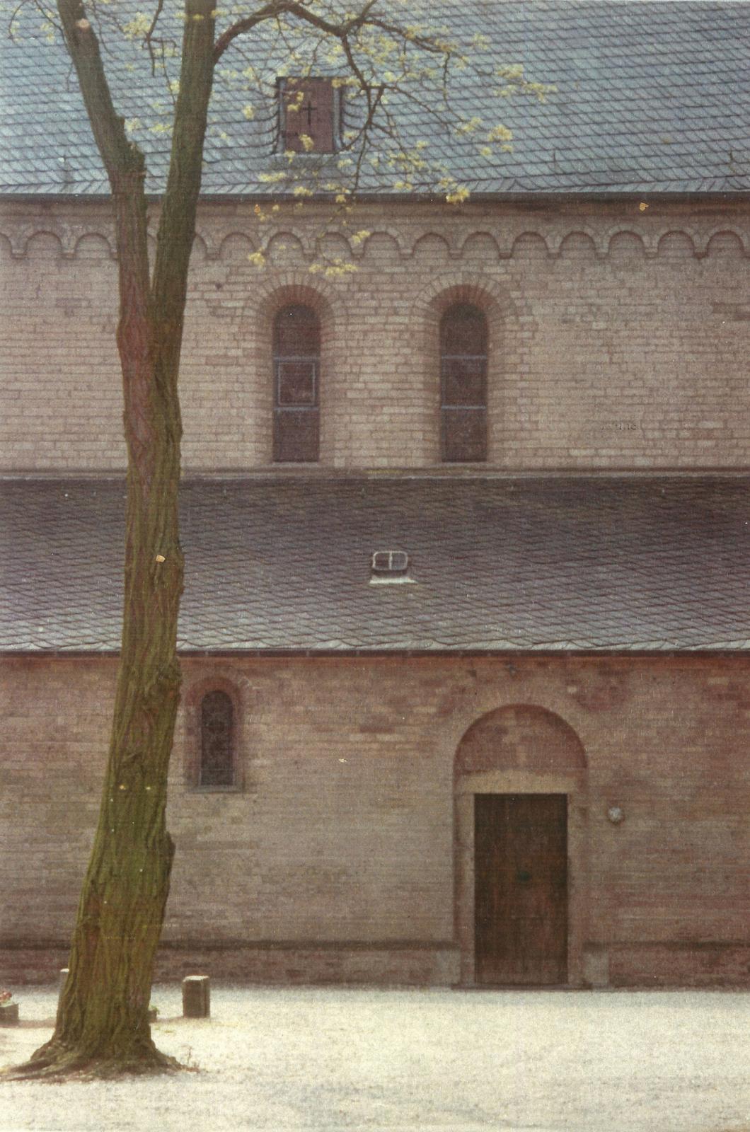 Eingangsseite Seitenschiff St. Clemens in Wissel (ca. 1978)