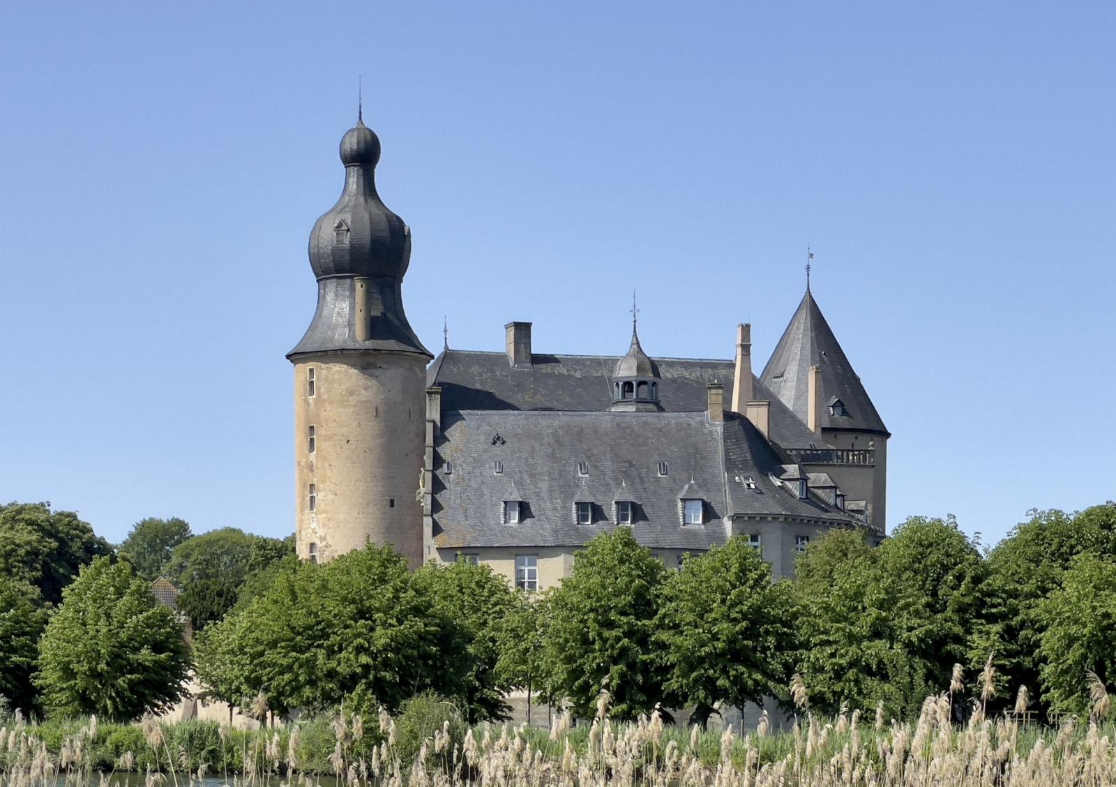 Dachlandschaft Schloss Gemen von Nordosten