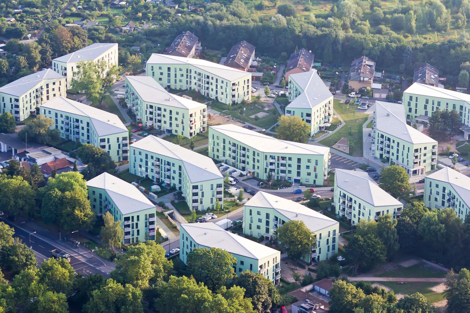 Luftbild Siedlung Buchheimer Weg