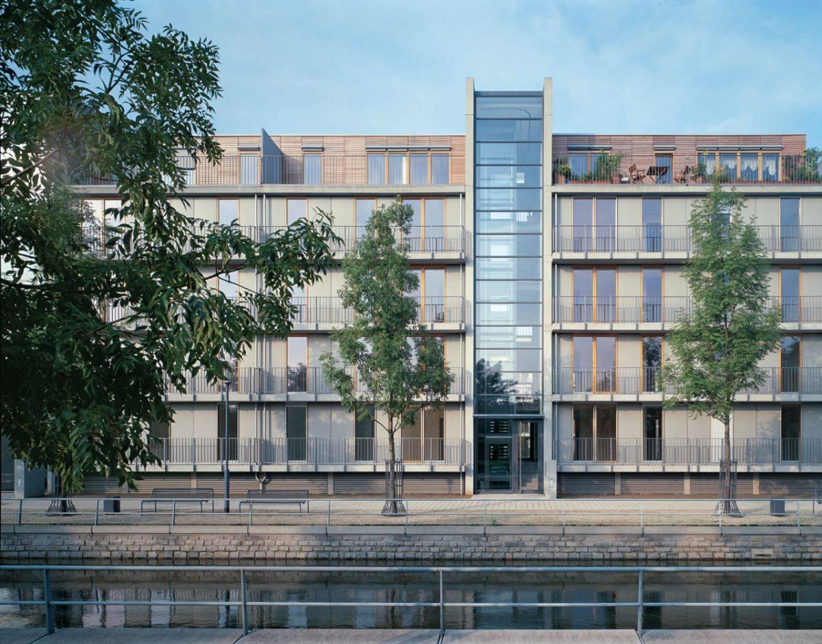 Wasserseitige Ansicht Speichergracht