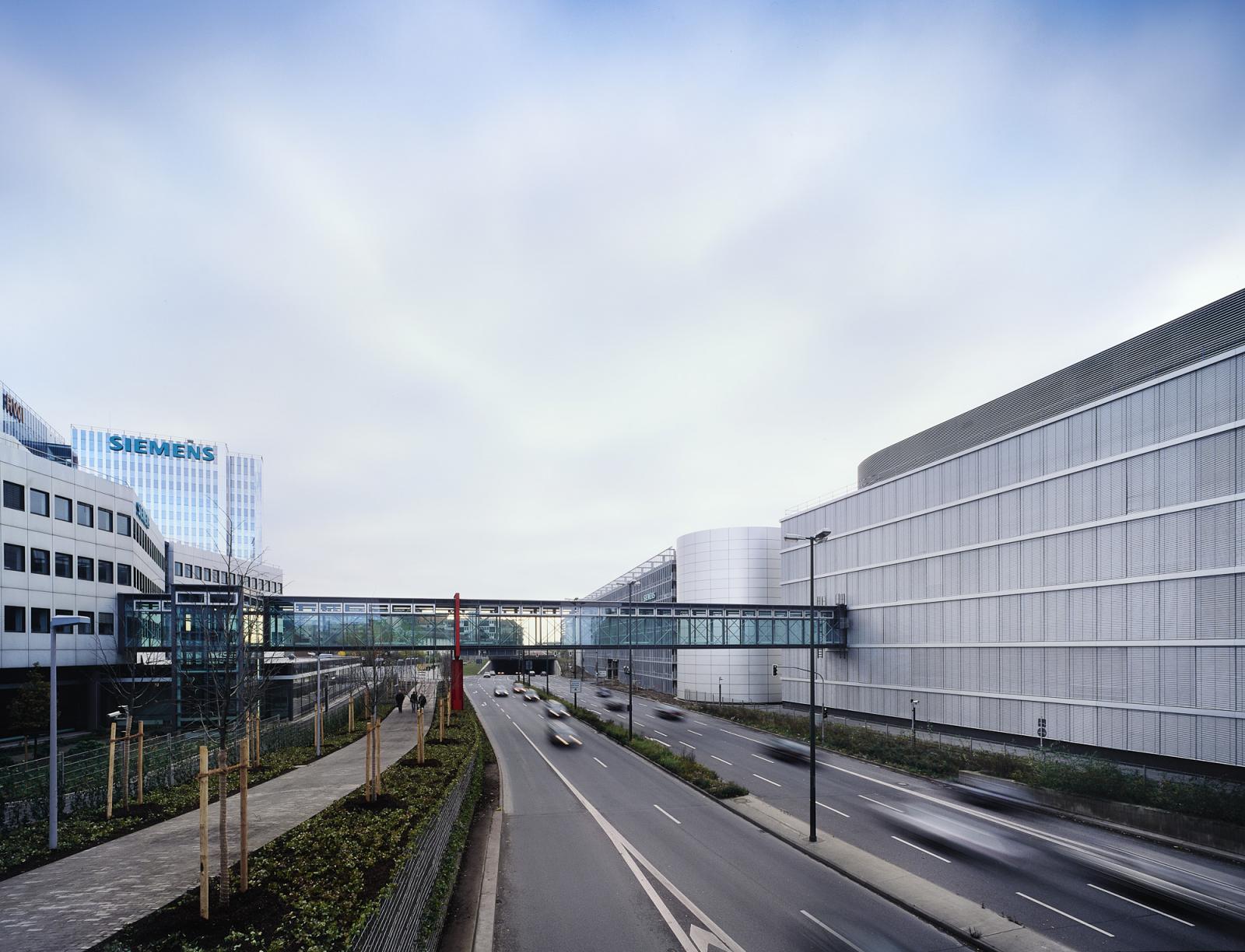 Blick auf Völklinger Straße Richtung Süden