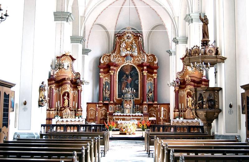 Innenansicht Alte Wallfahrtskirche in Werl
