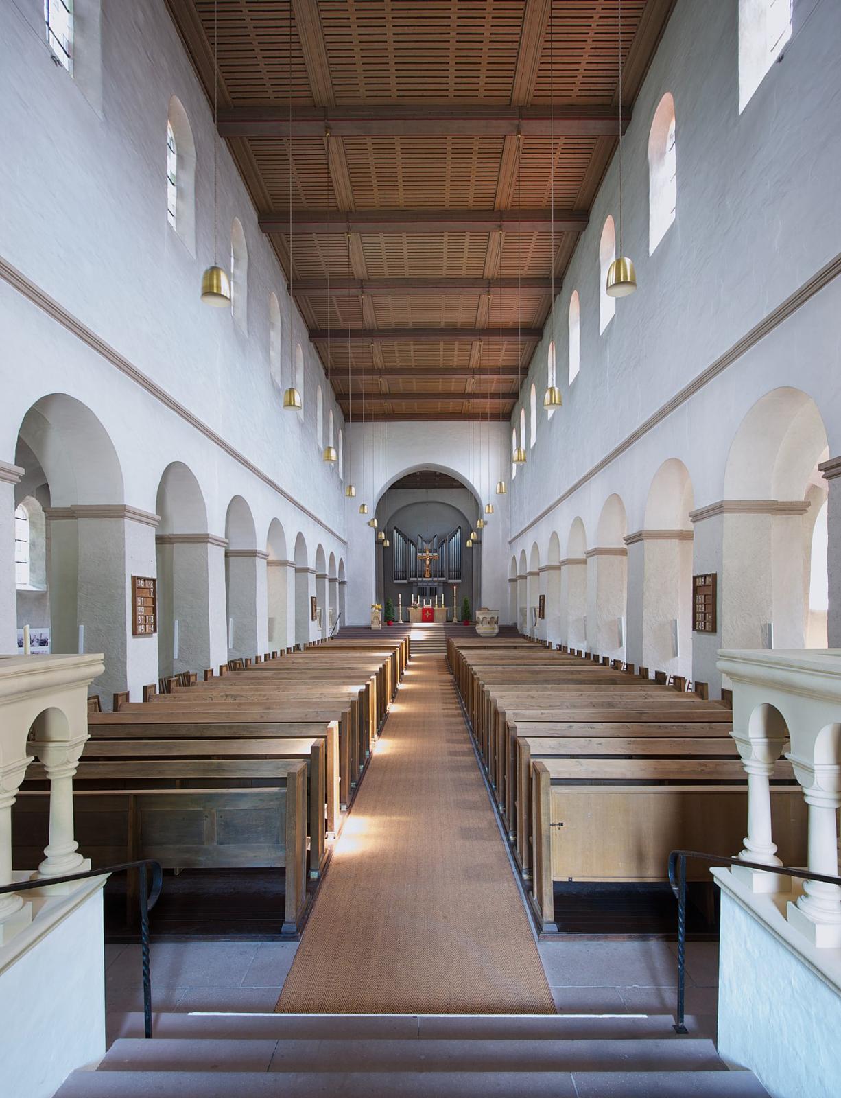 Innenansicht Mittelschiff Abdinghofkirche