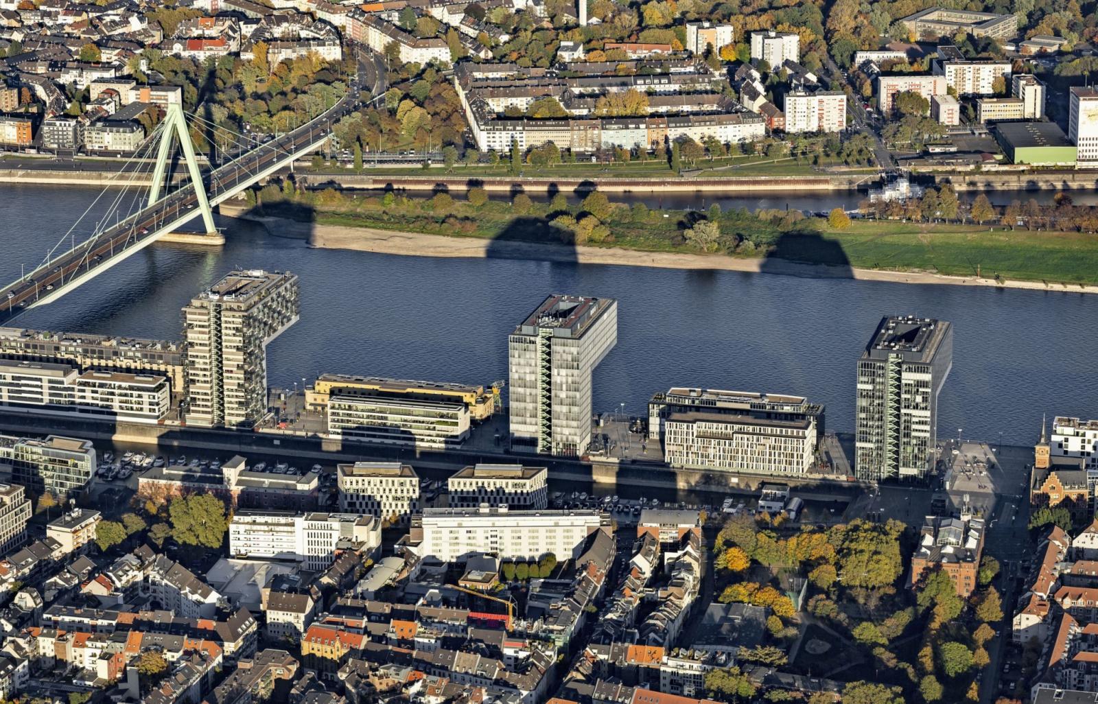 Kranhäuser von oben