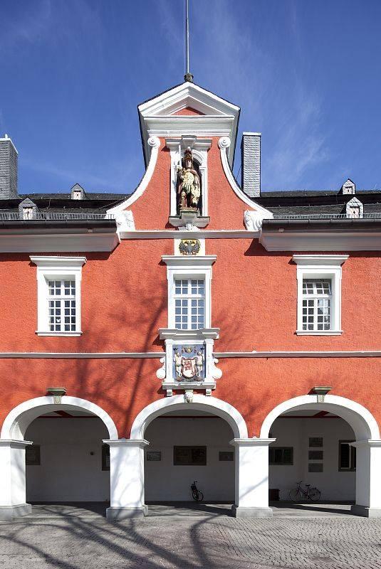 Mittelachse Rathaus Soest barocker Westflügel