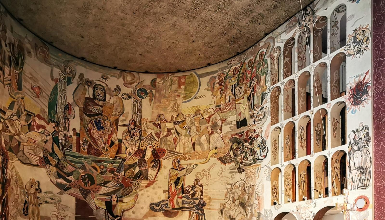 Gemälde über dem Altar