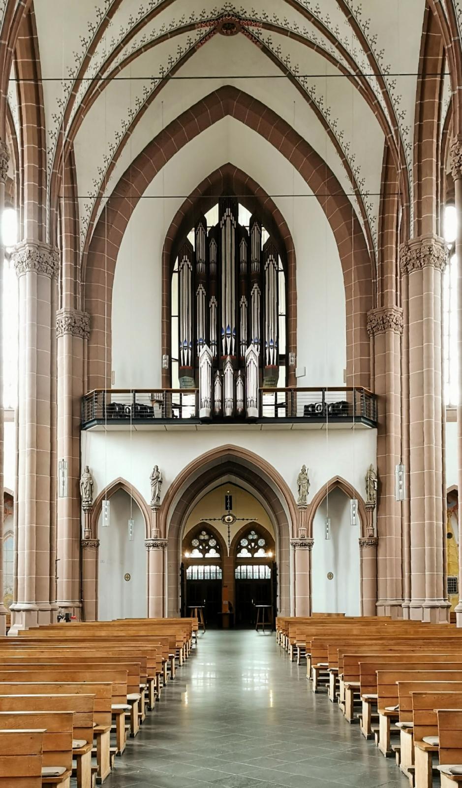Blick zur Orgel