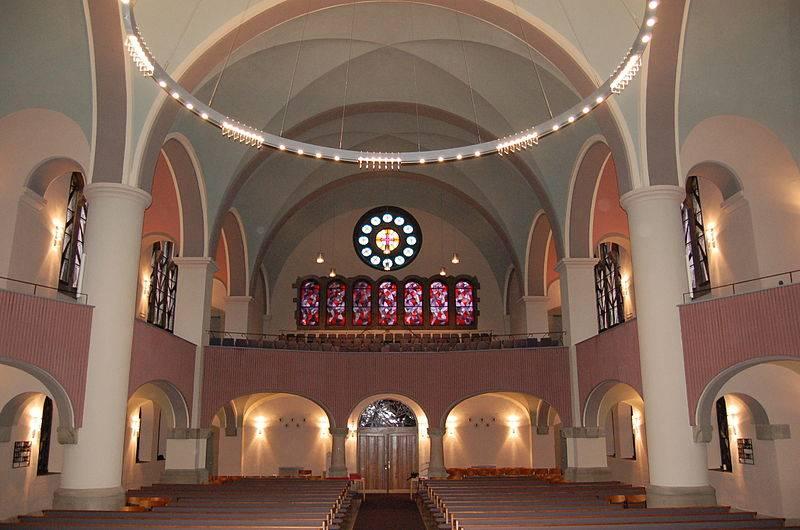Innenraum Erlöserkirche Essen