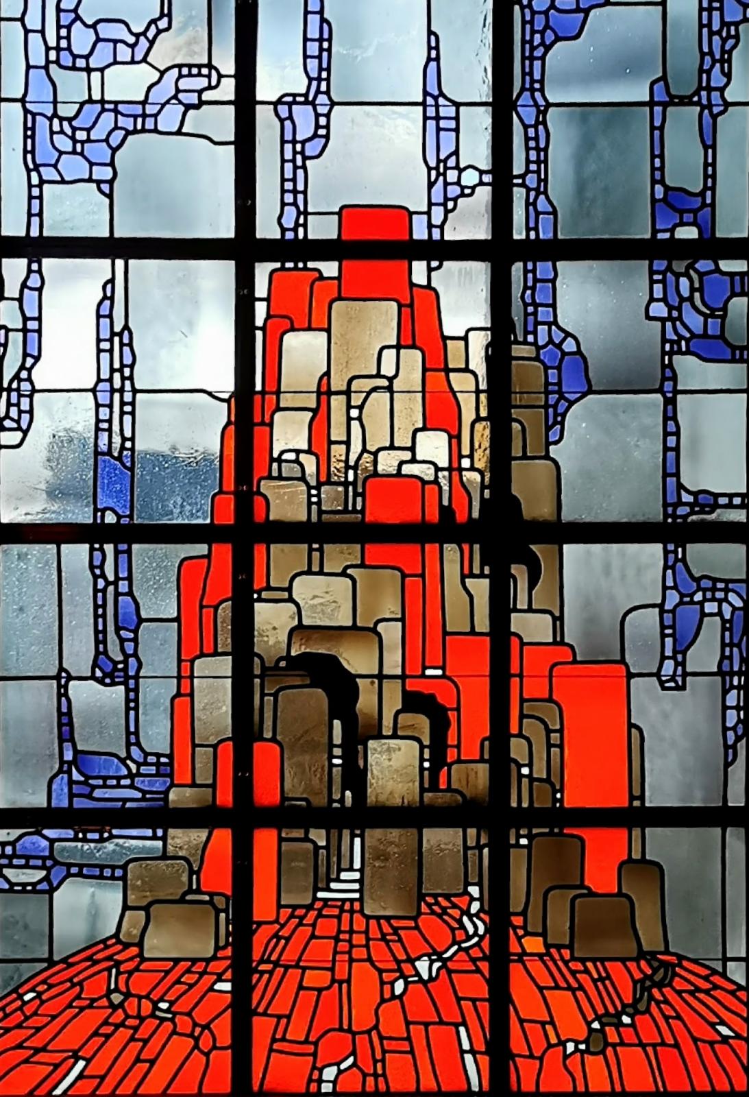 Farbiges Kirchenfenster