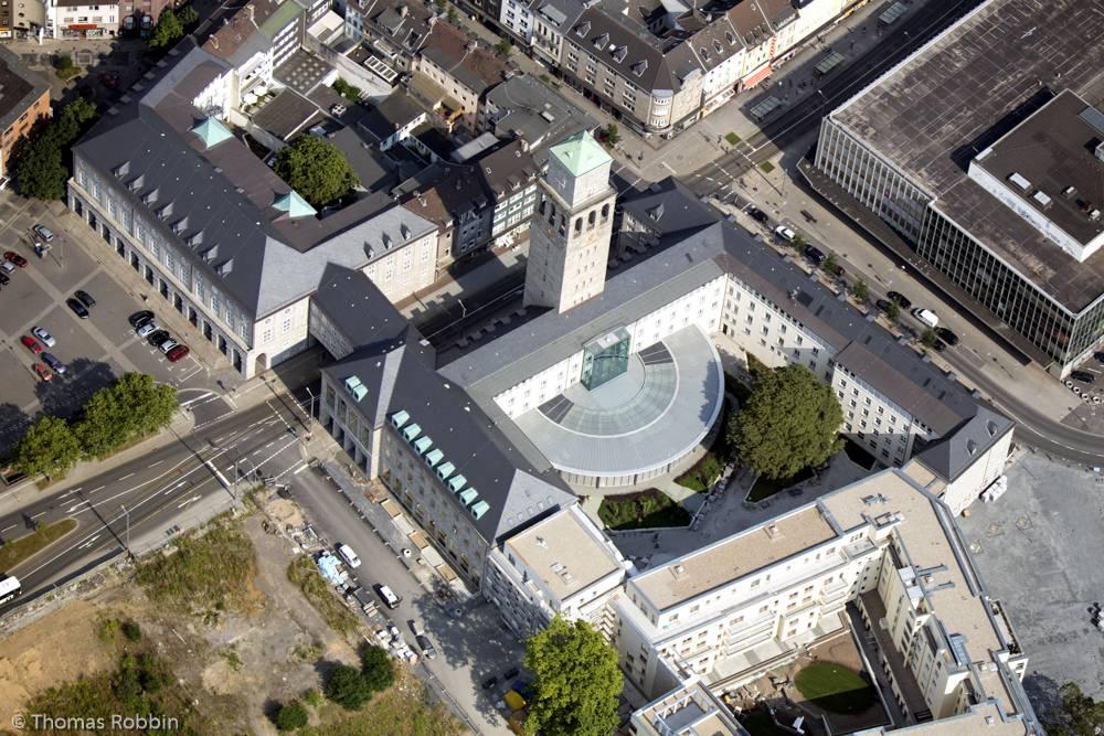 Luftbild Rathaus Mülheim an der Ruhr