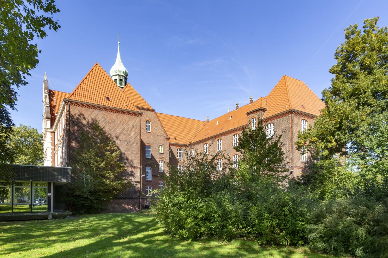 Rathaus Herne-Wanne, Rückseite
