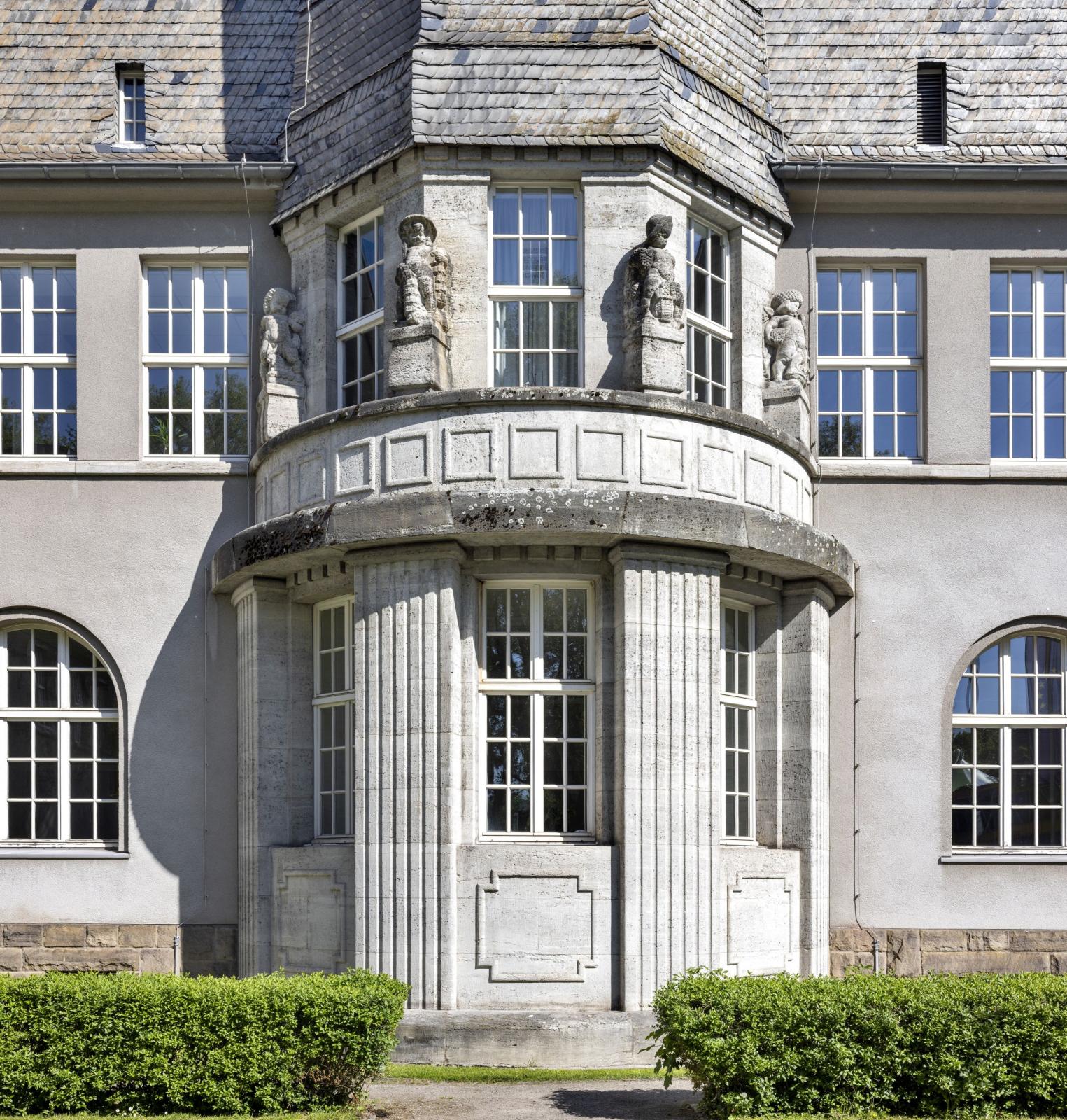 Neues Rathaus Schwerte, Detailbild Turmbau