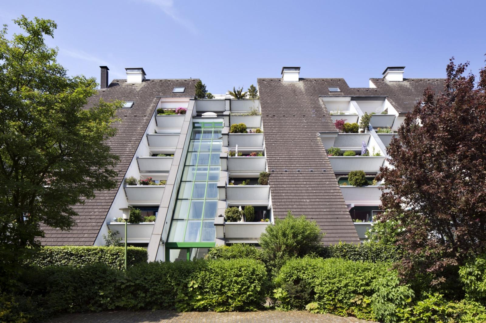 Wohnhügelhaus 2, Ostansicht