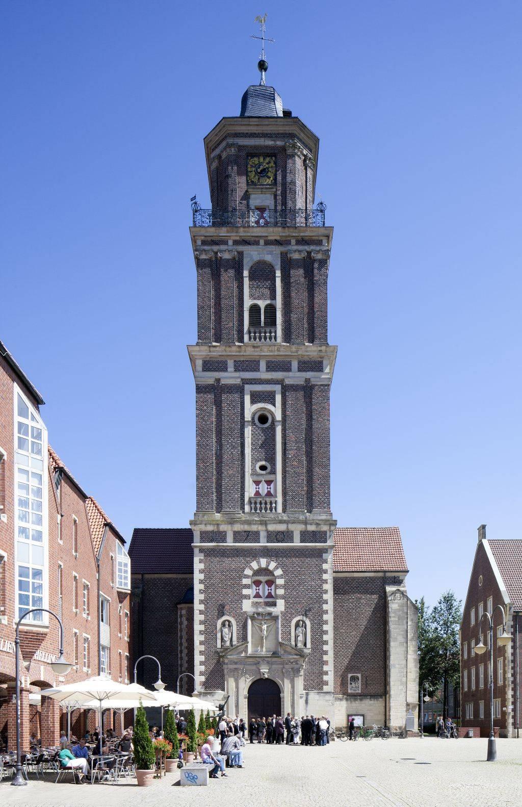 Blick vom Markt auf St. Lamberti 