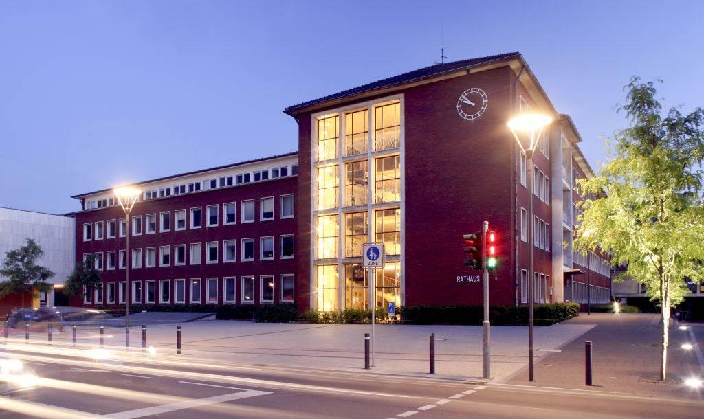 Rathaus Herten Ansicht Kurt-Schumacher-Straße
