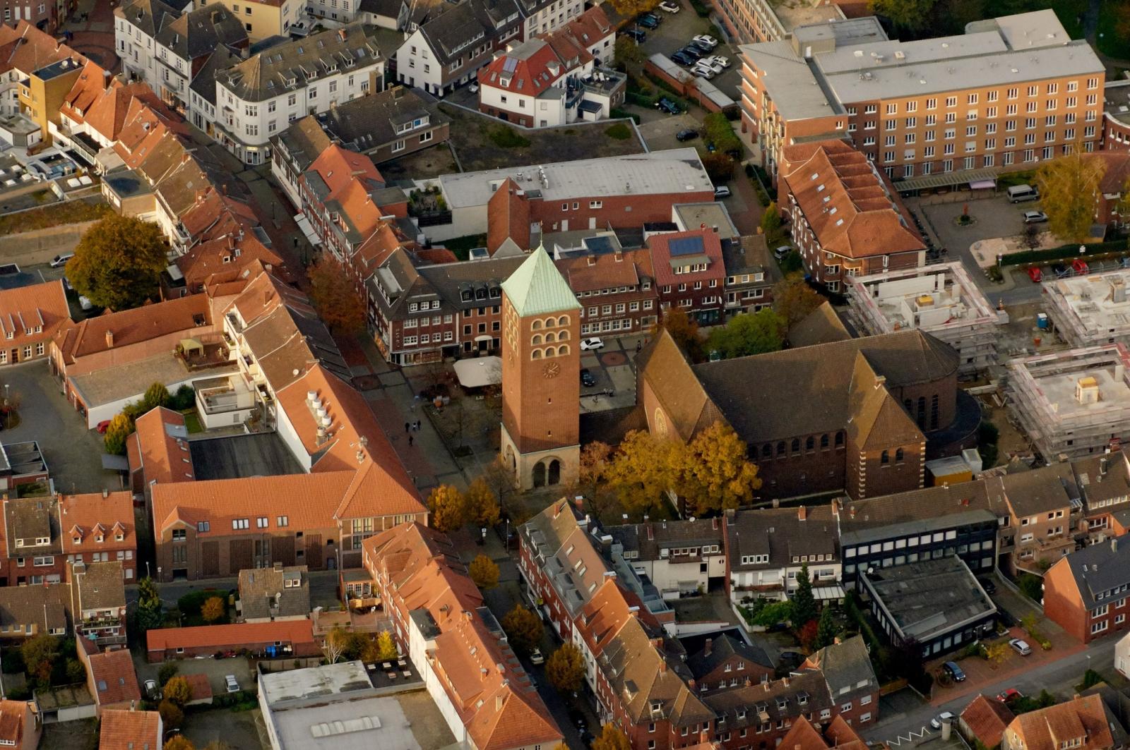 Luftbild St. Jakobi Coesfeld