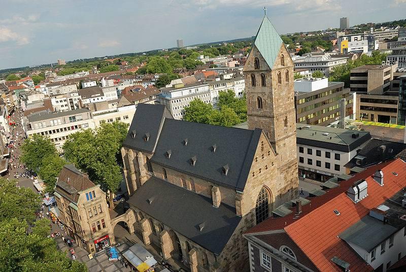Ev. Marienkirche Dortmund von oben