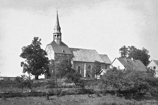 Historisches Foto des Vorgängerbaus